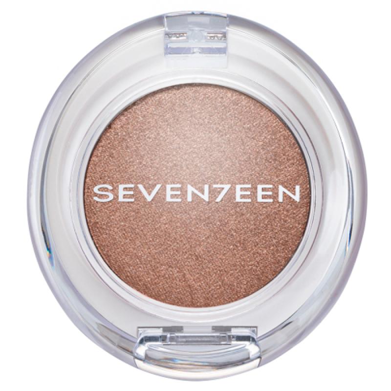 Seventeen Тени д/век компактные перламутровые т.420  SILKY SHADOW PEARL изысканный коричневый