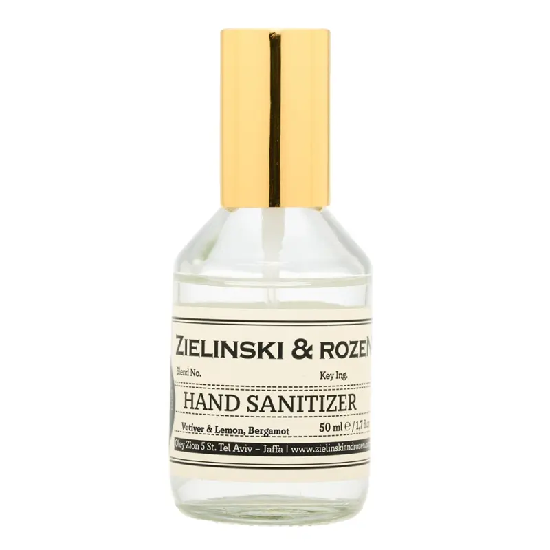 Zielinski & Rozen Sanitizer Hand Spray  Vetiver, Lemon Санитайзер Спрей для рук Ветивер, Лимон, Бергамот (50мл)