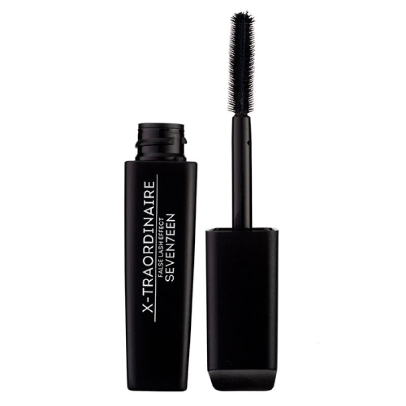 Seventeen Тушь для удлинения, подкручивания, увеличения объема тон 01 X-Traordinare Mascara черная
