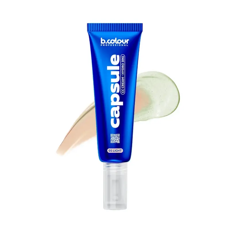 7DAYS B.COLOUR PRO CAPSULE СС крем для лица увлажняющий 3в1 / 01 Light, 35 мл