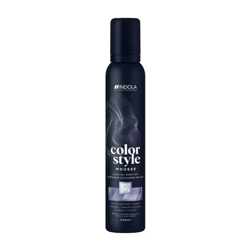 INDOLA Color Style Mousse Silver Lavender Оттеночный мусс для укладки волос Серебряная Лаванда 200мл