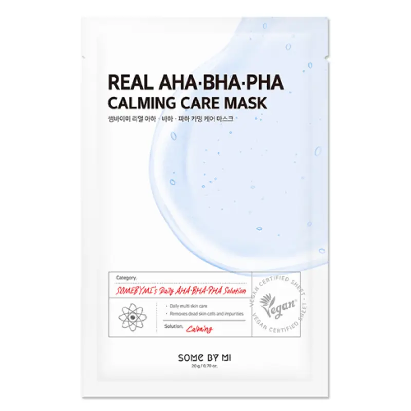 SOME BY MI REAL AHA-BHA-PHA CALMING CARE MASK 20g