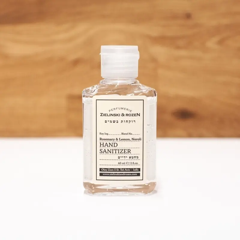 Zielinski & Rozen  Sanitizer Hand Gel Rosemary, Lemon, Neroli  Санитайзер Гель для рук Розмарин, Лимон, Нероли 60мл
