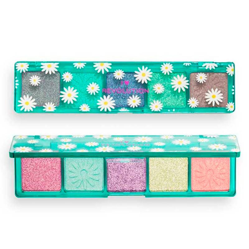 REVOLUTION I HEART ПАЛЕТКА ТЕНЕЙ ДЛЯ ВЕК MINI MATCH Oops a Daisy