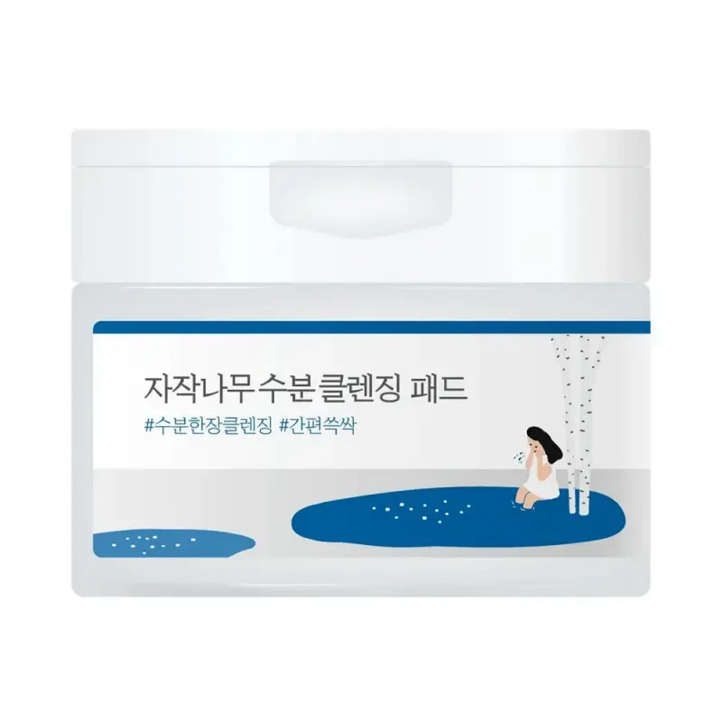 ROUND LAB BIRCH JUICE CLEANSING PAD Пэды для лица 60 шт упак