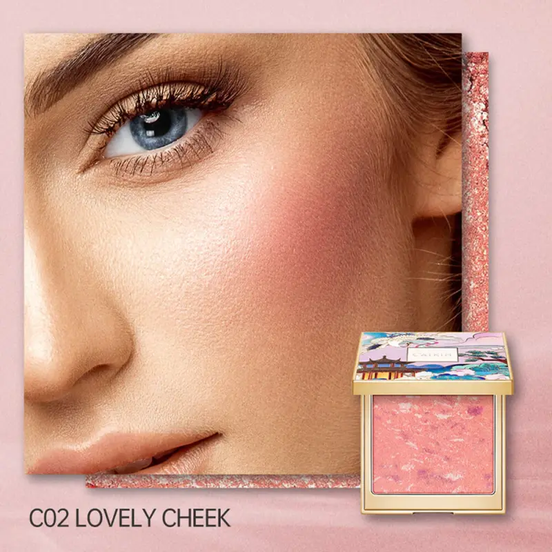 CATKIN ROSY BLUSH Румяна для лица C02 Lovely Cheek 10г