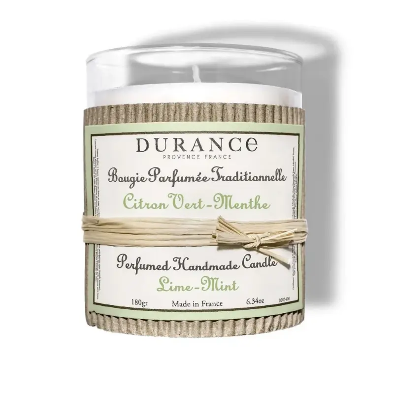 Durance Свеча Ароматическая Lime Mint Perfumed Handmade Candle 180 gr