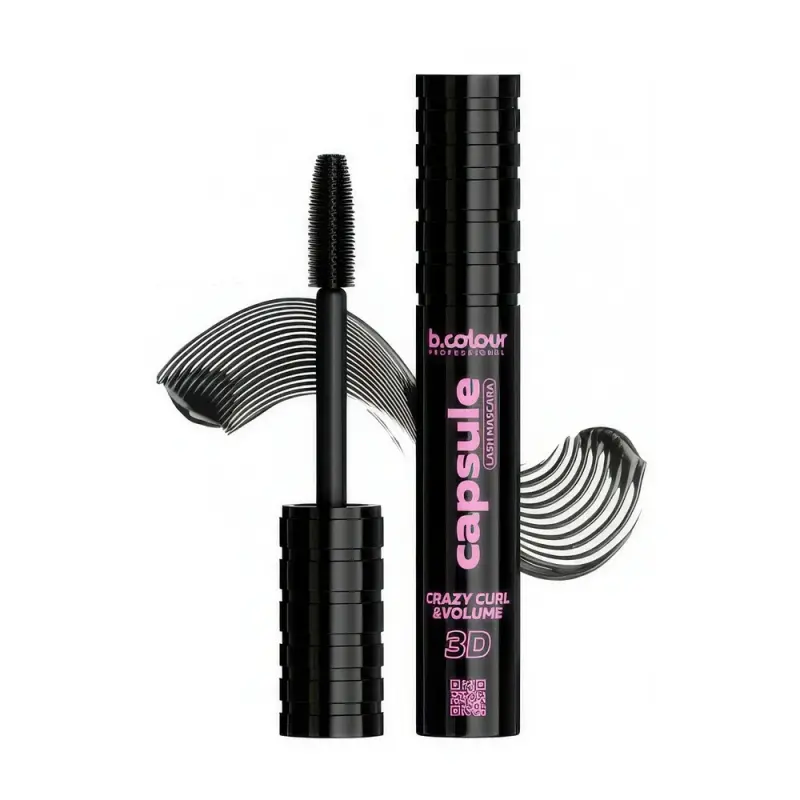 7DAYS B.COLOUR PRO CAPSULE Тушь для ресниц черная суперстойкая / 03 Crazy curl, 5,5 мл