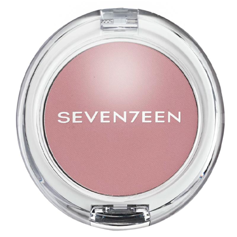 Seventeen Румяна т.1 матовые шелковистые компактные, пыльный розовый