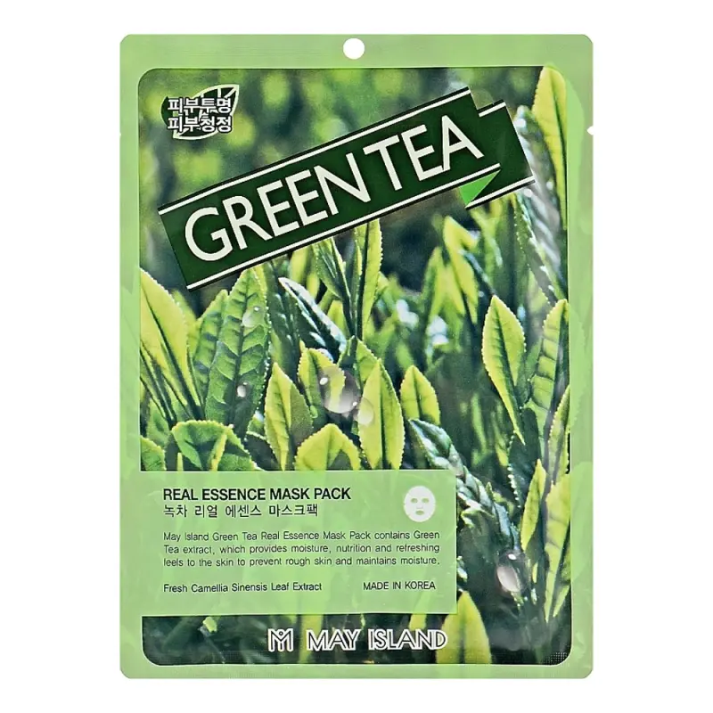 May Island Real Essense Green Tea Mask Pack