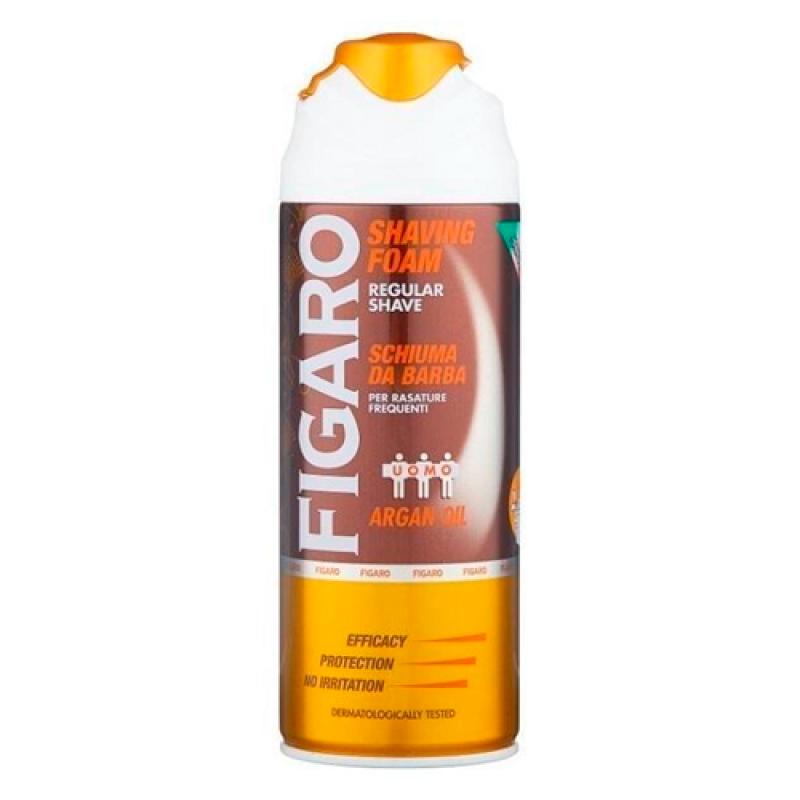 FIGARO EXP SCHAVE BARBER ARGAN Пена для бритья с маслом аргана 400 мл