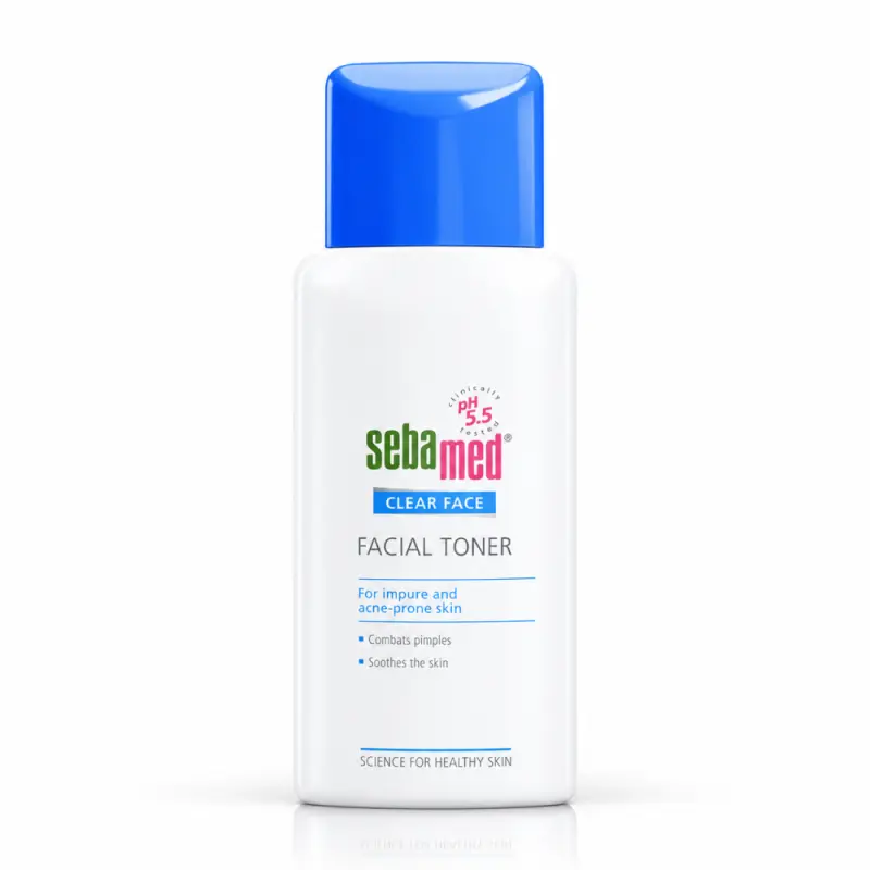 Sebamed CLEAR FACE facial toner 150 ml (Успокаивающий тоник для кожи с высыпаниями)