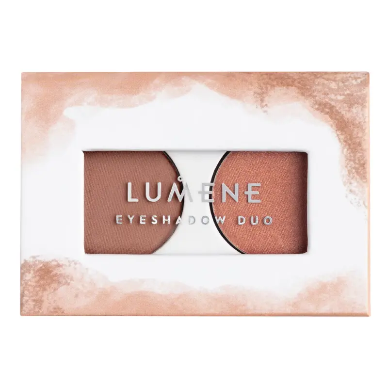LUMENE BRIGHT EYES EYESHADOW DUO Тени для глаз №4 3,2G
