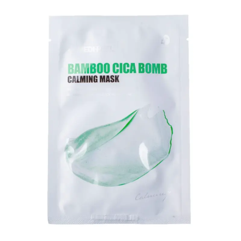 BAMBOO CICA BOMB CALMING MASK SHEET/Упаковка тканевых масок MEDI-PEEL Bamboo Cica Bomb Calming Mask Успокаивающая 25 мл