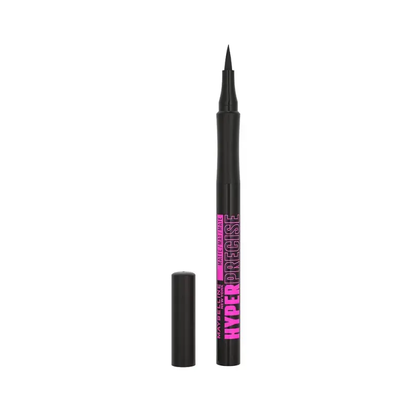 Maybelline Жидкая подводка для глаз Hyper Precise All Day, тон 701 Матовая черная, 1 мл