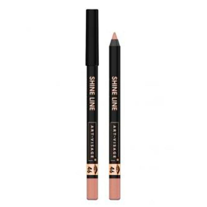 Art Visage Карандаш для глаз устойч водостойкий SHINE LINE 46 розовое золото