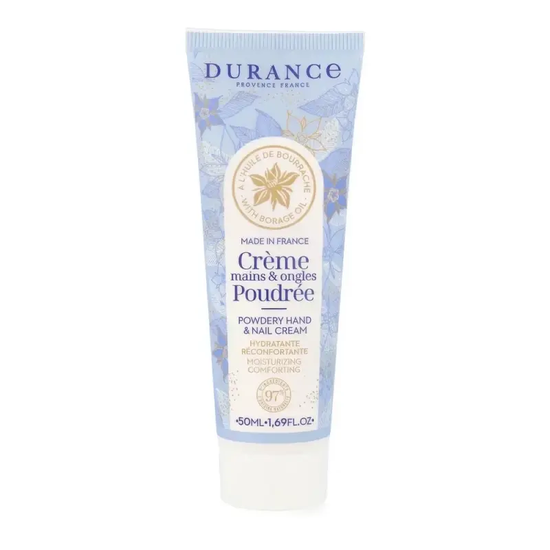 Durance Парфюмированный крем для рук Powdery Hand & Nail Cream with borage oil 50 mL