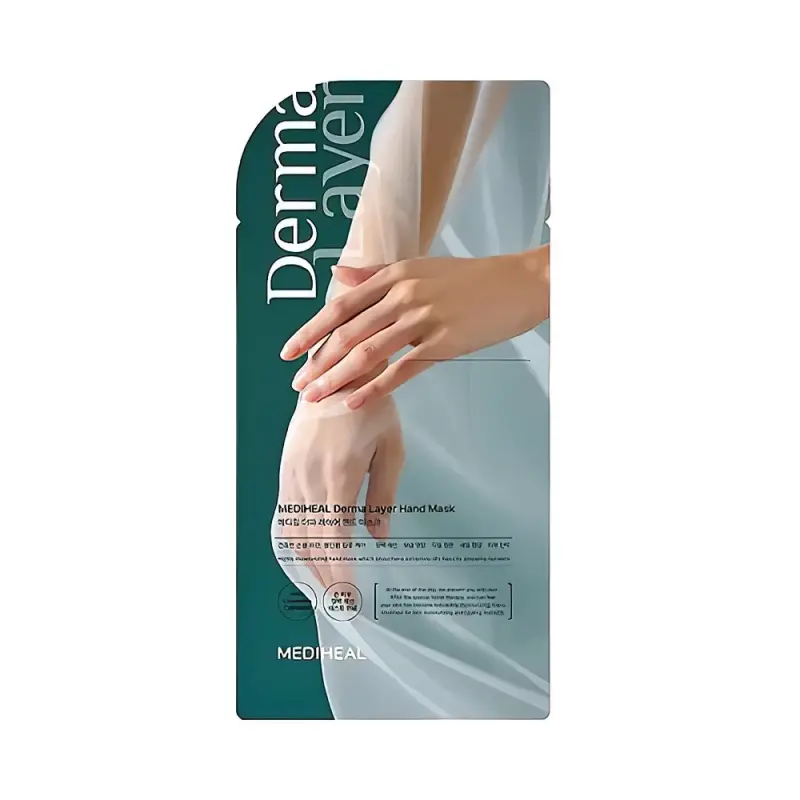 MEDIHEAL DERMA LAYER HAND MASK  Сильно увлажняющая маска для рук 17 мл