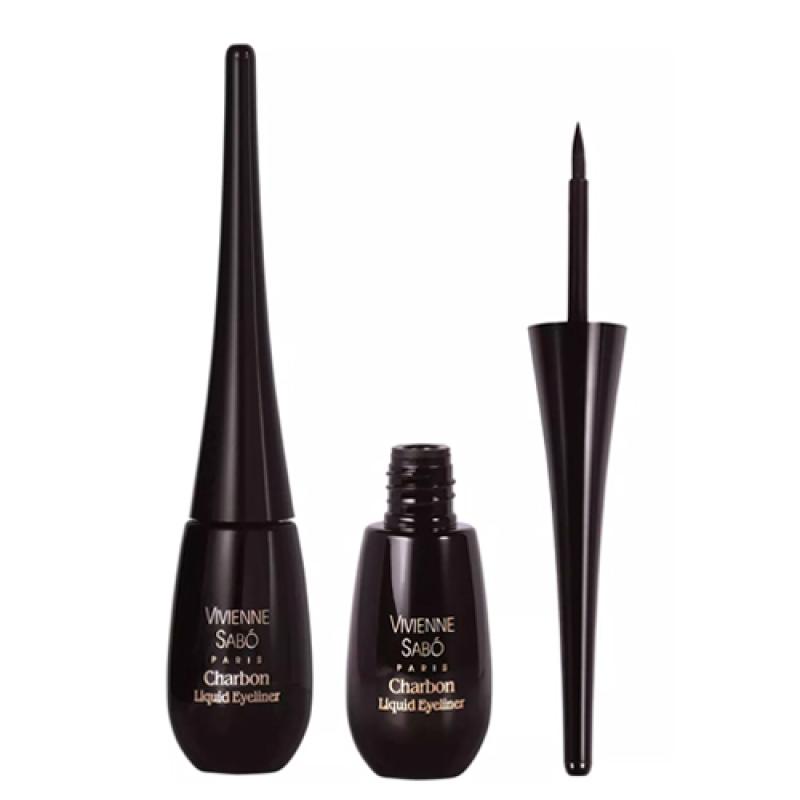 Vivienne Sabo Подводка для глаз жидкая  Liner Pinceau Charbon  тон 01