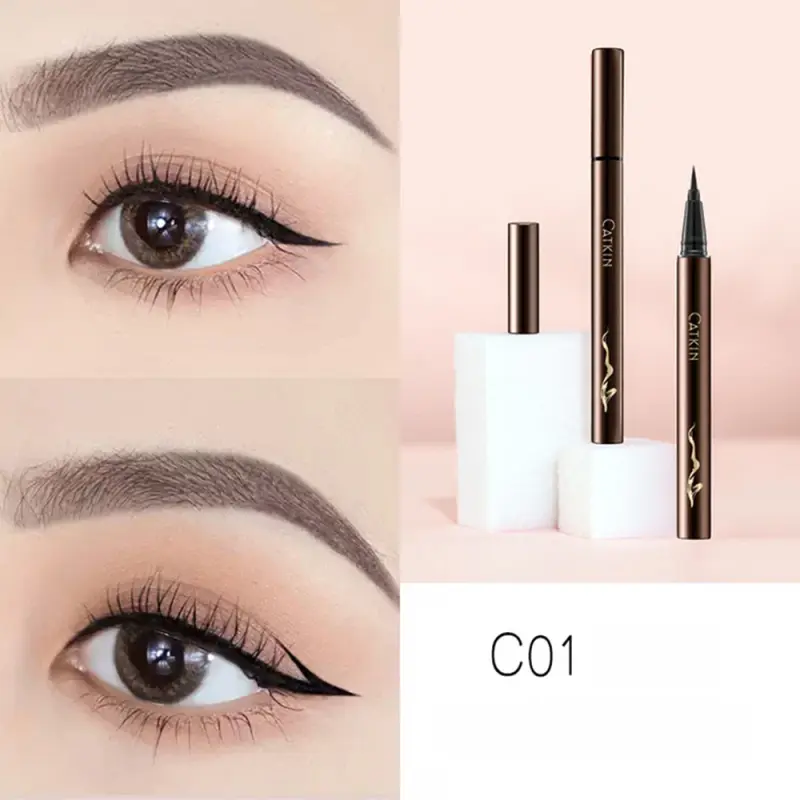 CATKIN DREAMWORLD LIQUID EYELINER Водостойкая жидкая подводка для глаз C01 Black 0.5г