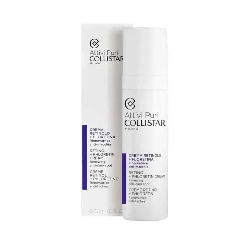 COLLISTAR ATTIVI PURI RETINOL + PHLORENTIN Сыворотка с ретинолом и флорентином 50 ml