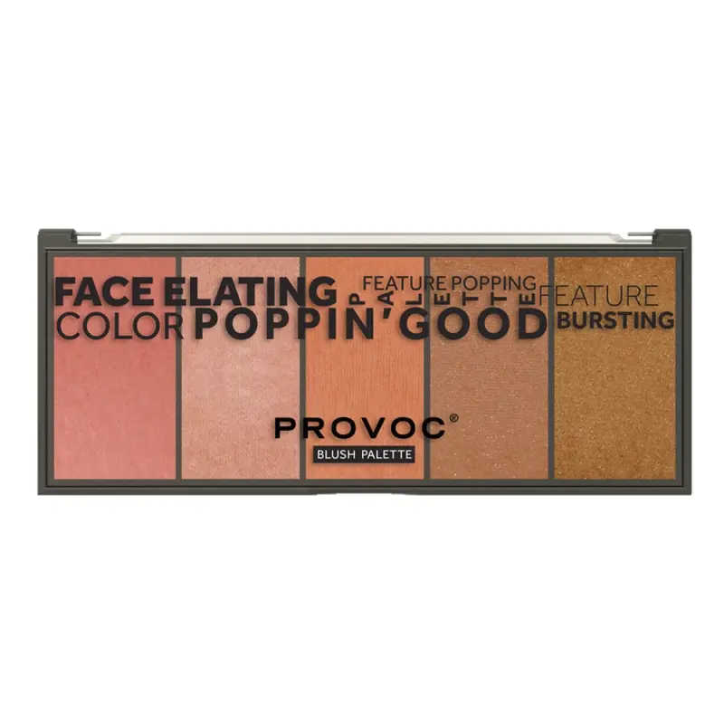 PROVOC Poppin’ Good Blush Palette 5 Colors Палитра румян BLSPL