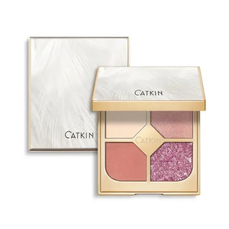 CATKIN 4 COLORS EYESHADOW PALETTE Палетка теней для век C03 8.5г