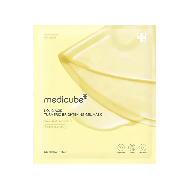 Medicube KOJIC ACID TURMERIC BRIGHTENING Осветляющая гидрогелевая маска для лица 28 мл