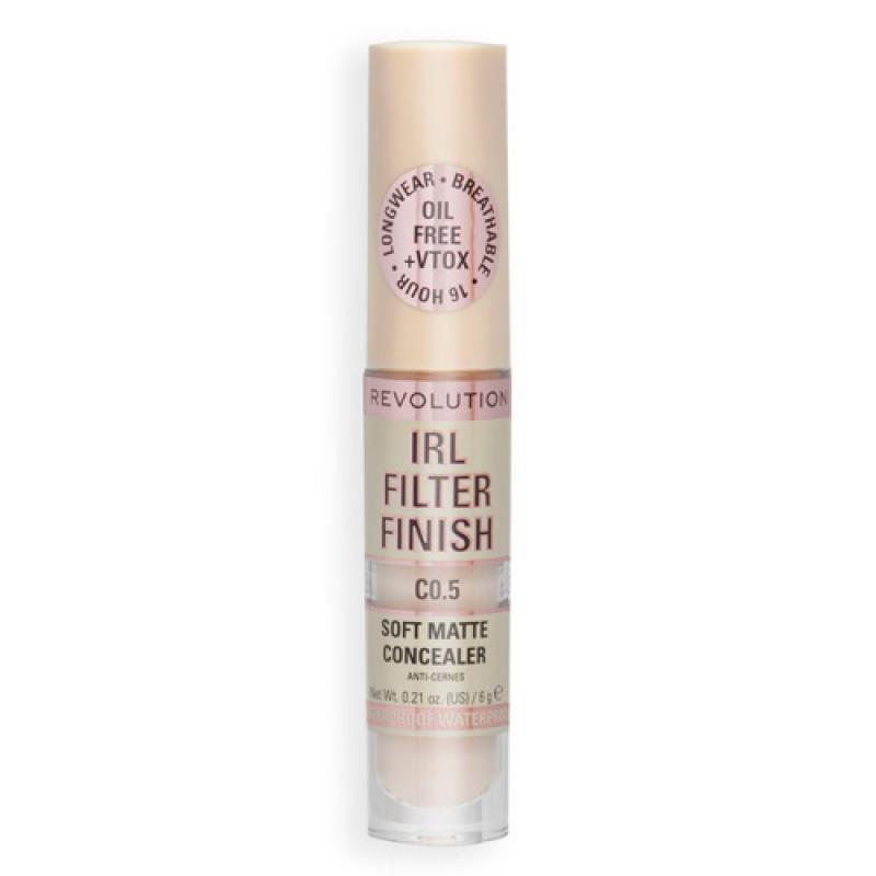 REVOLUTION КОНСИЛЕР IRL FILTER FINISH SOFT MATTE CONCEALER C0.5