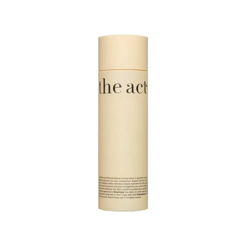 The Act Тоник кислотный отшелушивающий (AHA & PHA toning lotion), 200 мл