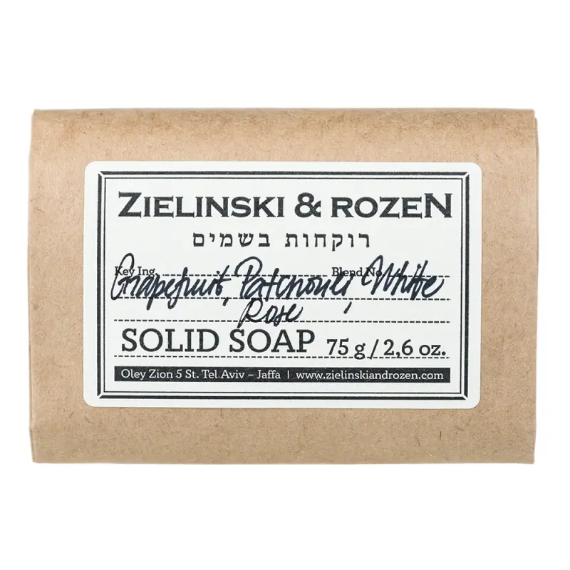 Zielinski & Rozen Твердое мыло Грейпфрут, Пачули, Белая Роза (75гр)
