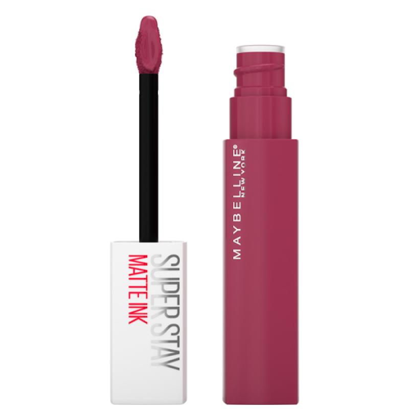 Maybelline Супер стойкая жидкая матовая помада для губ Super Stay Matte Ink, оттенок 165, Победитель, розовый