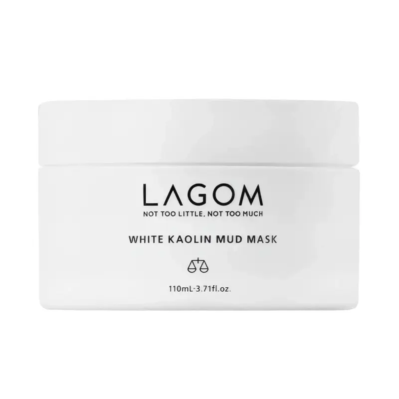 LAGOM WHITE KAOLIN MUD MASK Очищающая каолиновая грязевая маска для лица 110mL