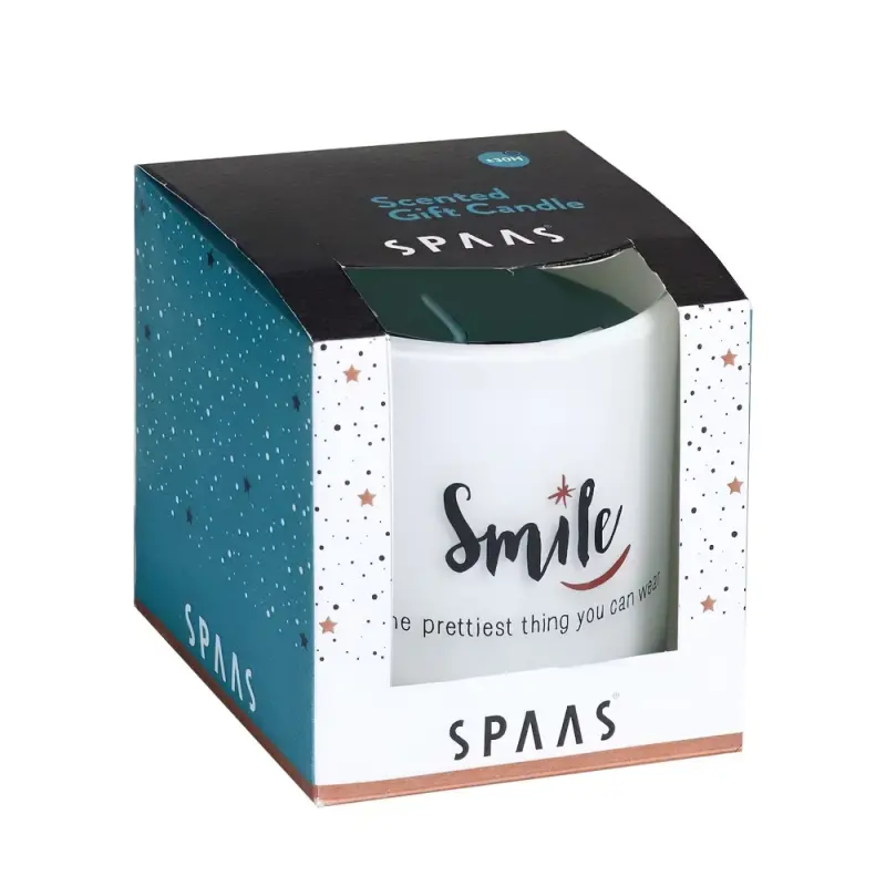 SPAAS Свеча ароматическая Glass Merry Moments Gift