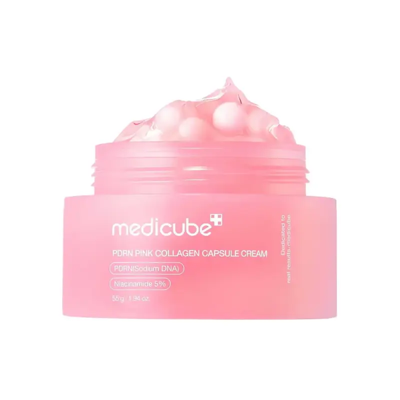 Medicube PDRN PINK COLLAGEN CAPSULE CREAM 55g / Крем-капсулы с PDRN и коллагеном розовые 55 г