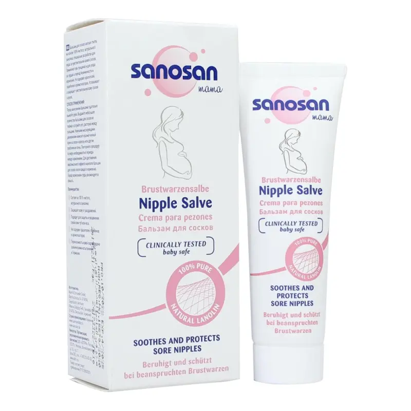 Бальзам для сосков Sanosan, 30 мл Mama Nipple Salve 30ml