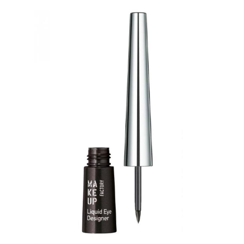 Make up Factory Жидкая подводка для глаз Liquid Eye Designer т.01 черный
