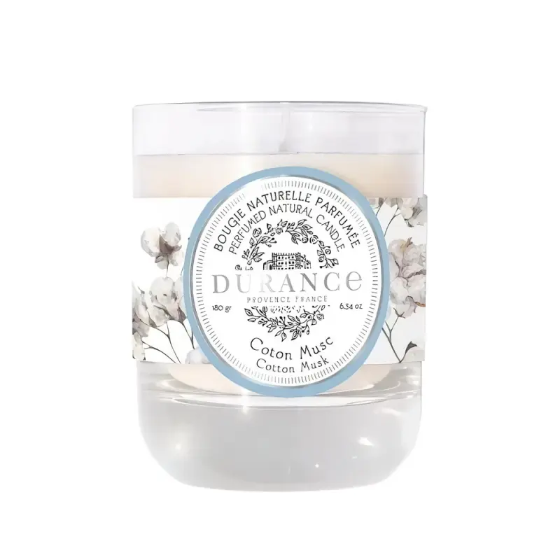 DURANCE СВЕЧИ HANDMADE COTTON MUSK 180ГР