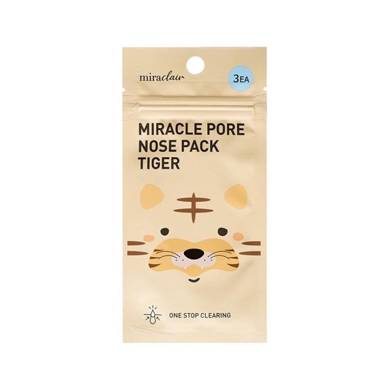 MIRACLAIR MIRACLE PORE NOSE PACK CAT ПАТЧИ ДЛЯ НОСА  PACK TIGER (Тигр)