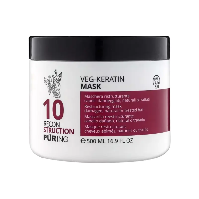 Puring 10 VEG-Keratin Reconstruction Mask Маска с растительным кератином, 500 мл