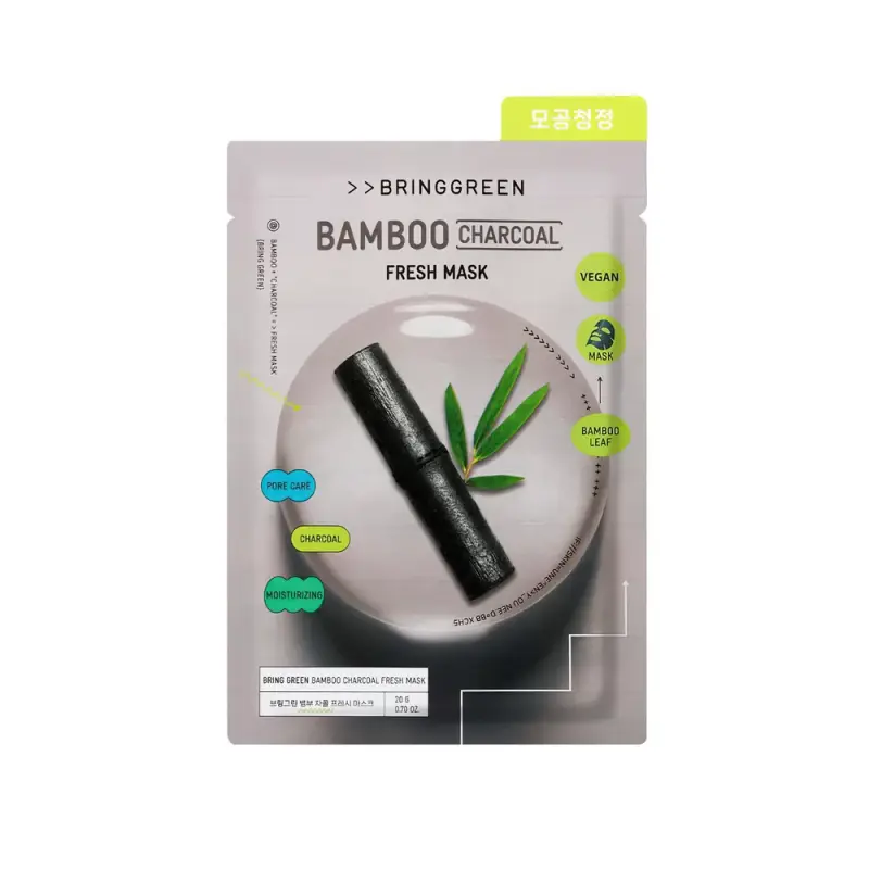 BRINGGREEN Fresh Mask Sheet (Bamboo Charcoal) 1ea