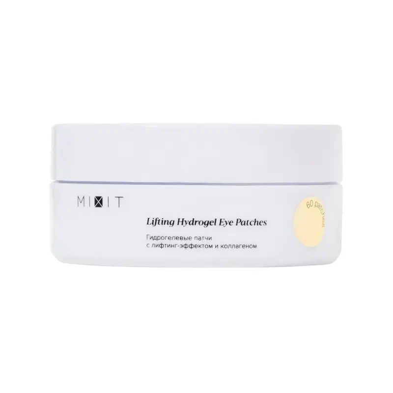 MIXIT Гидрогелевые патчи с коллагеном Collagen hydrogel eye patches 60шт