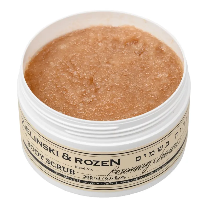 Zielinski & Rozen  Body scrub Rosemary, Lemon, Neroli   Скраб для тела Розмарин, Лимон, Нероли 200мл
