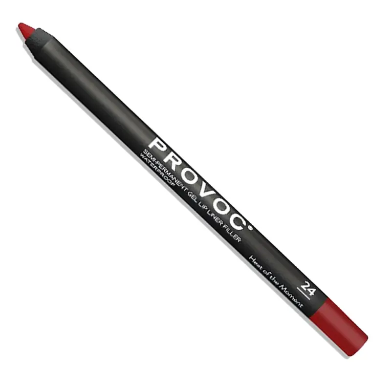PROVOC Semi-Permanent Gel Lip Liner Filler WP 24 Heat Of The Moment Гелевая подводка в карандаше для губ LPL24