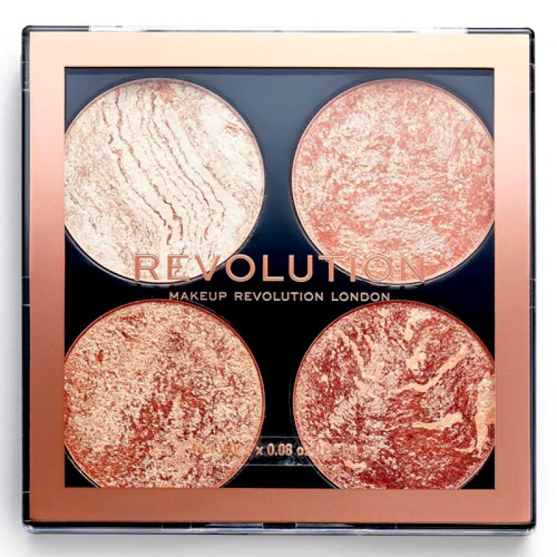 REVOLUTION ХАЙЛАЙТЕР 4 в 1 CHEEK KIT Don’t Hold Back