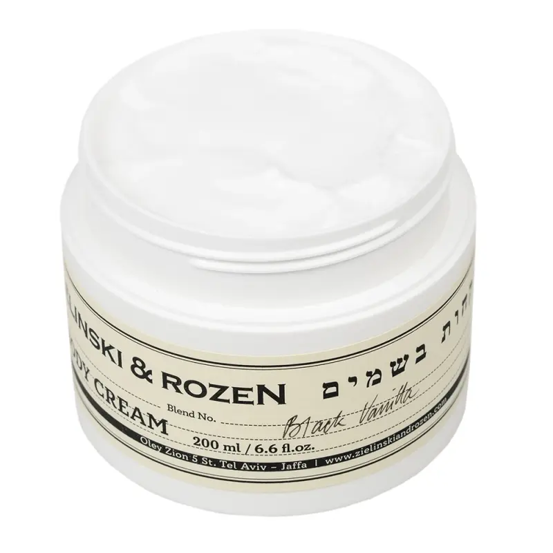 Zielinski & Rozen  Body cream in a jar of Black vanilla   Крем для тела в банке Ванильный Бленд 200мл