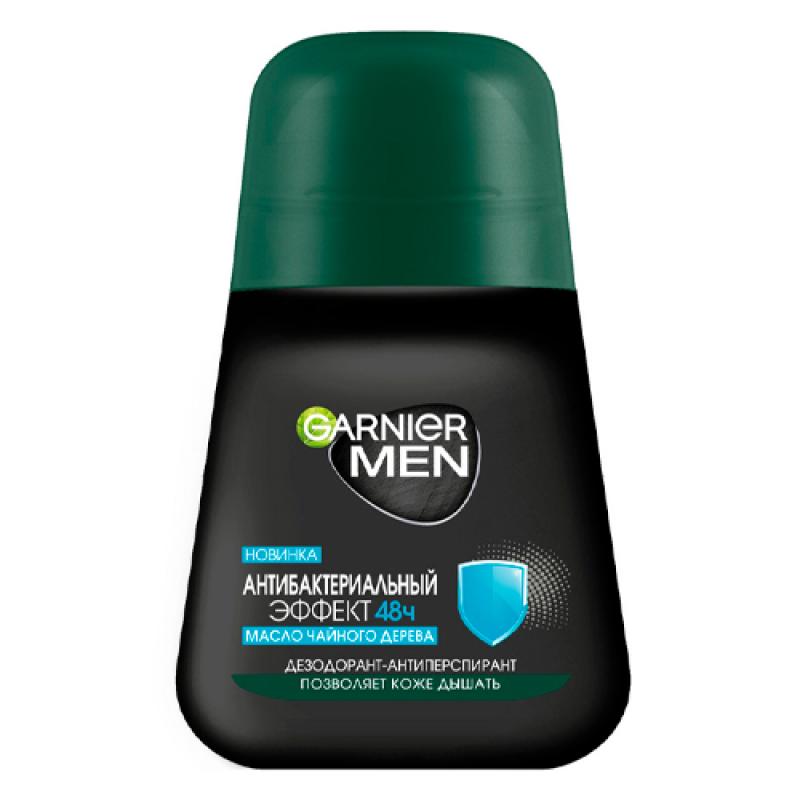 Garnier Дезодорант-антиперспирант роликовый Men Антибактериальный эффект 48ч 50 мл