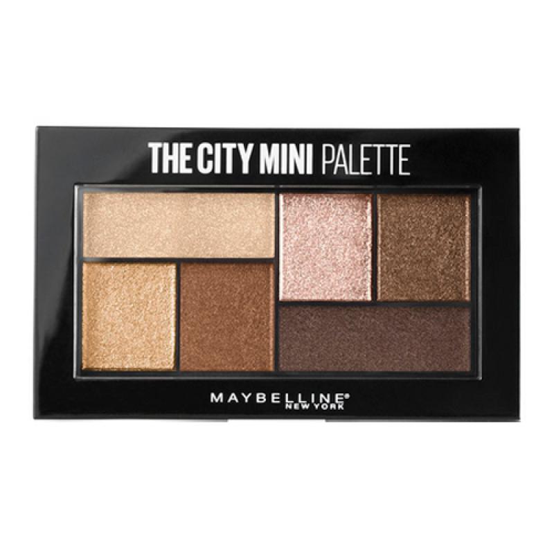 Maybelline The City Mini,Палетка теней для глаз  оттенок 400, Rooftop Bronzes