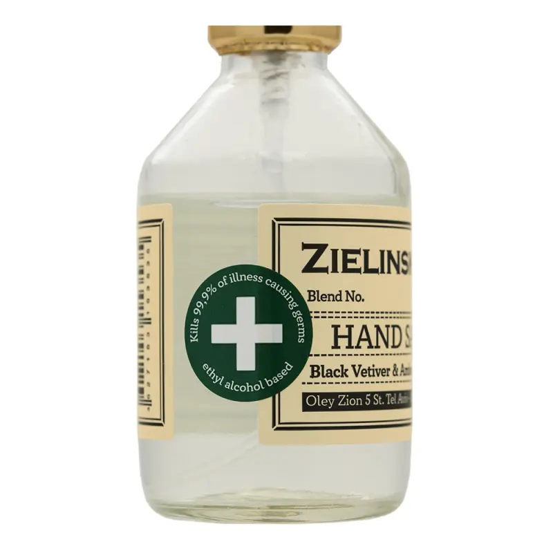 Zielinski & Rozen  Sanitizer Hand Spray 199 Black vetiver, Amber  Санитайзер Спрей для рук 199 Черный ветивер, Амбра 50мл