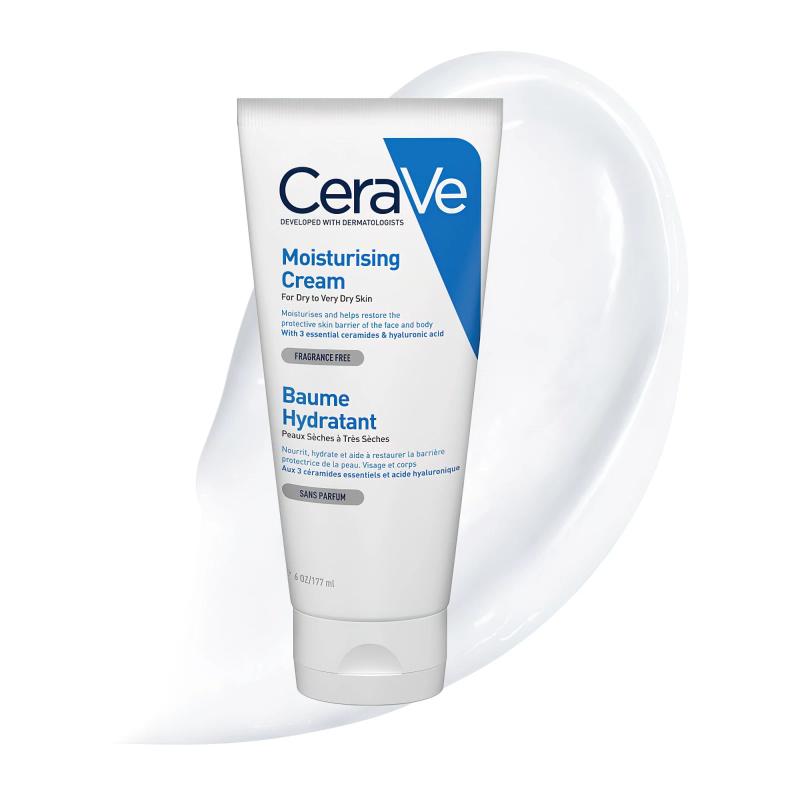 CeraVe УВЛАЖНЯЮЩИЙ КРЕМ ДЛЯ СУХОЙ И ОЧЕНЬ СУХОЙ КОЖИ 177МЛ